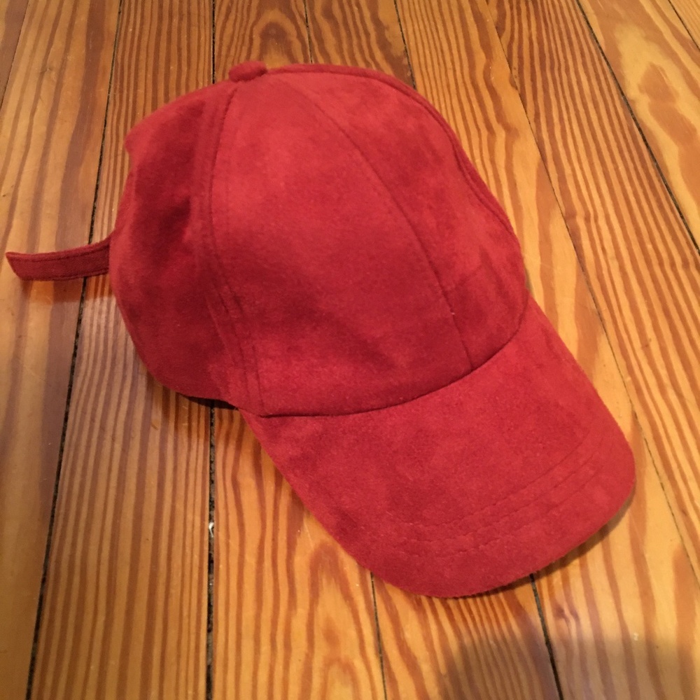 Host Pick! Free People Faux Suede Baseball Cap